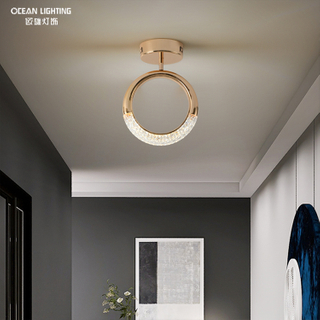 Ocean Lighting Morden Living Room Bedroom Decorative Luxury Golden Ceiling Light