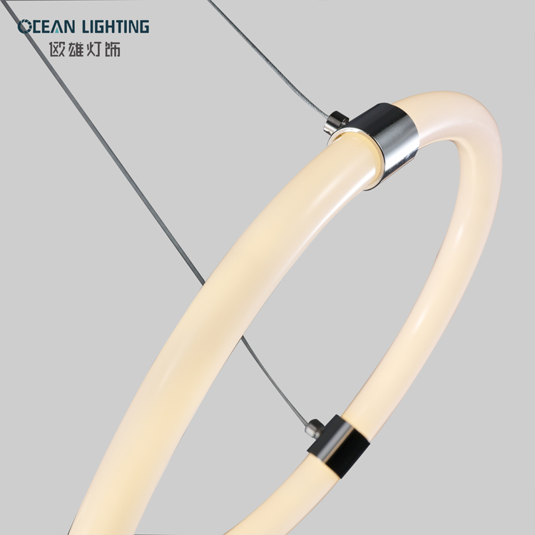 New style light luxury modern European PVC iron pendant hanging lamp