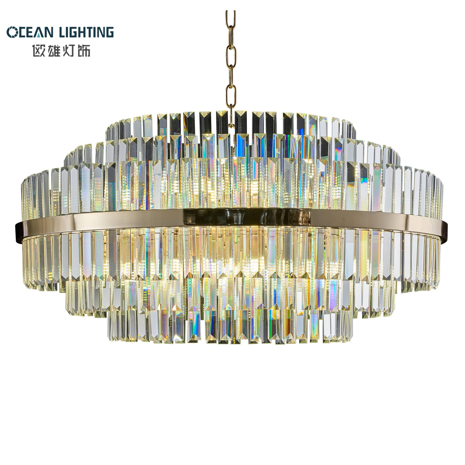 Ocean Crystal Round New Products Chandeliers Pendant Lights Modern