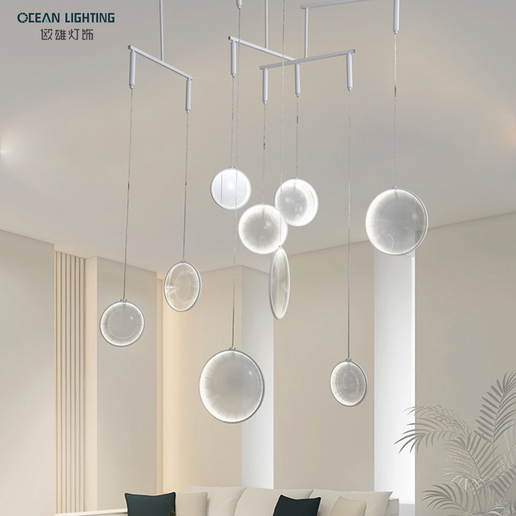 Ocean Lighting LED Modern Design Mirror Pendant Lamp