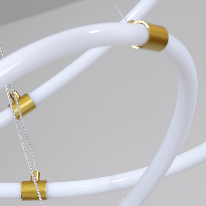Nordic Dining Led Brass Modern Kitchen Celling Pendant Lamp Light Round for Living Room