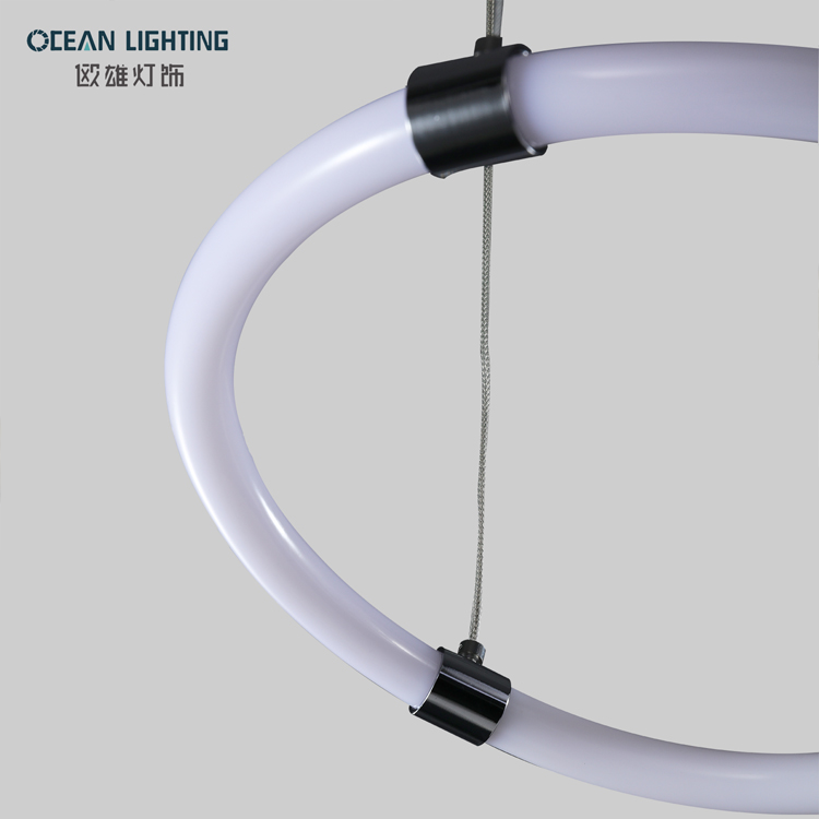 Nordic Modern Pendant Lights PVC Hanging Chandelier Lamp