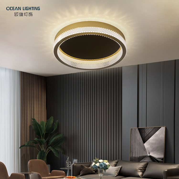 OCEAN LAMP Contemporary Bedroom Living Room Indoor Light Decoration Round Modern Deckenleuchte Led Ceiling Lamp