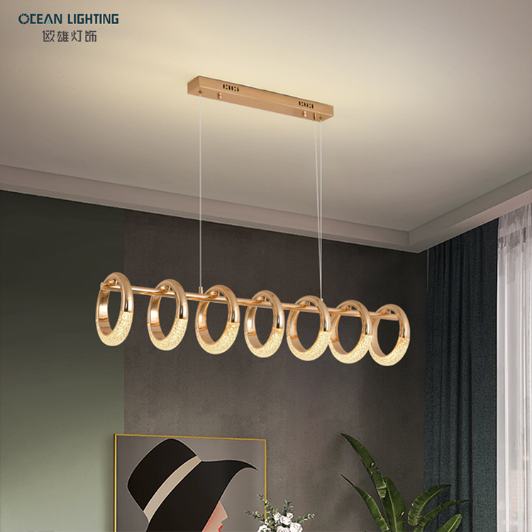 Ocean Lighting Morden Living Room Home Decorative Luxury Round Shape Pendant Light