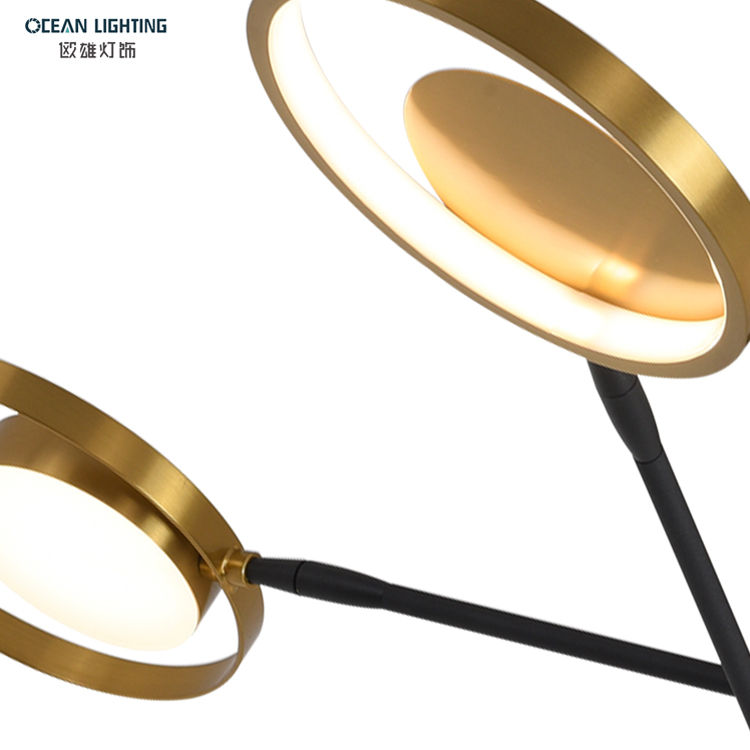 Ocean Lighting LED Modern Home Decorative Gold Ceiling Light